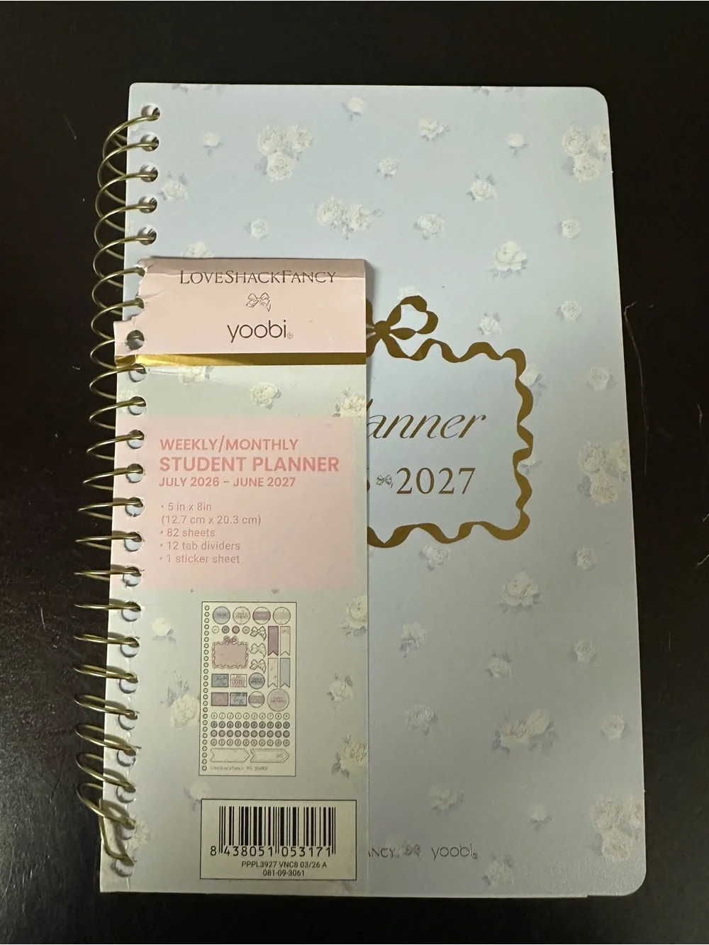 Love Shack Fancy x Target Yoobi School Supplies Set in Whisper Blue